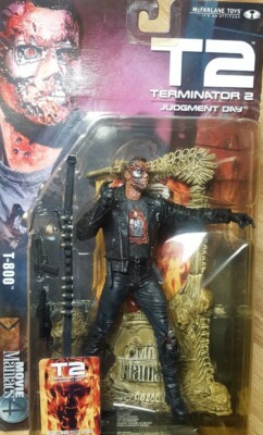 T-800 Terminator 2 T-2 Judgement Day Movie Maniacs McFarlane Toys