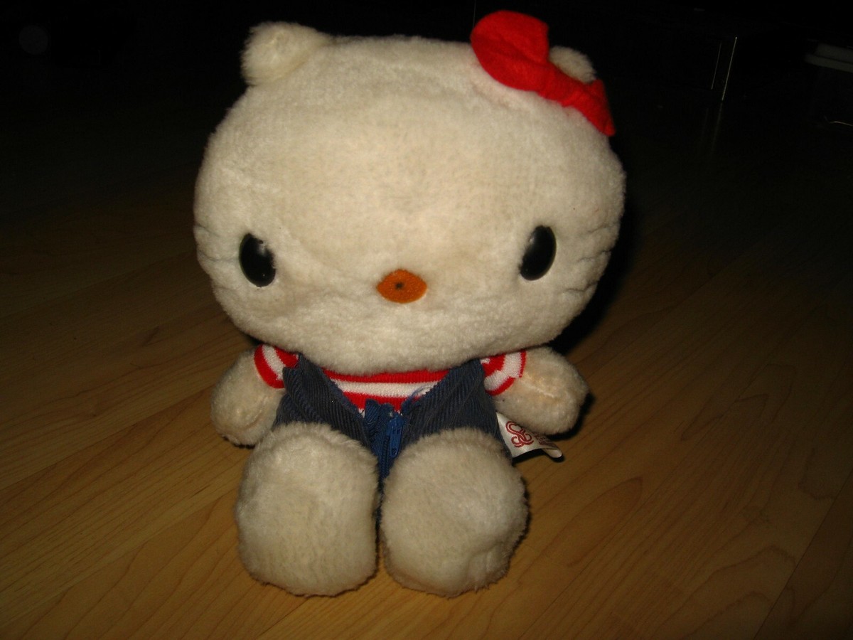 Hello Kitty Sanrio 1976 Plush Toy - Vintage San Francisco Jumper