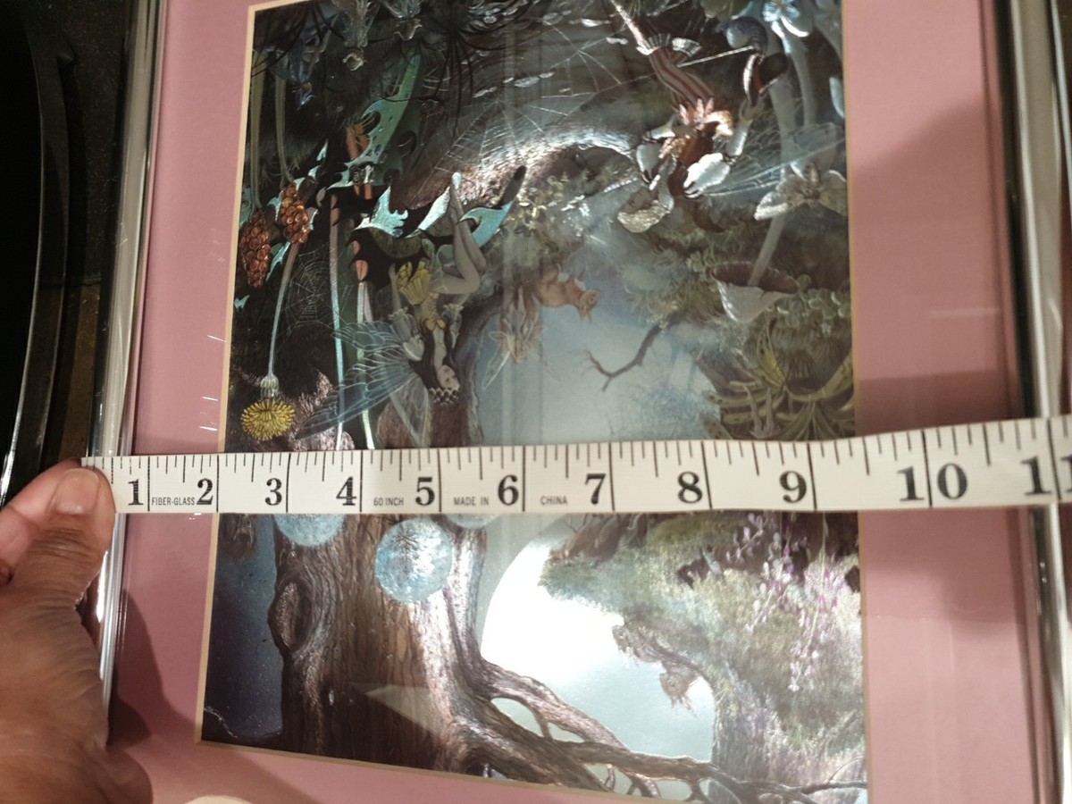 Vintage Fantasy 1989 Dufex Foil Art Print - Fairies - The First