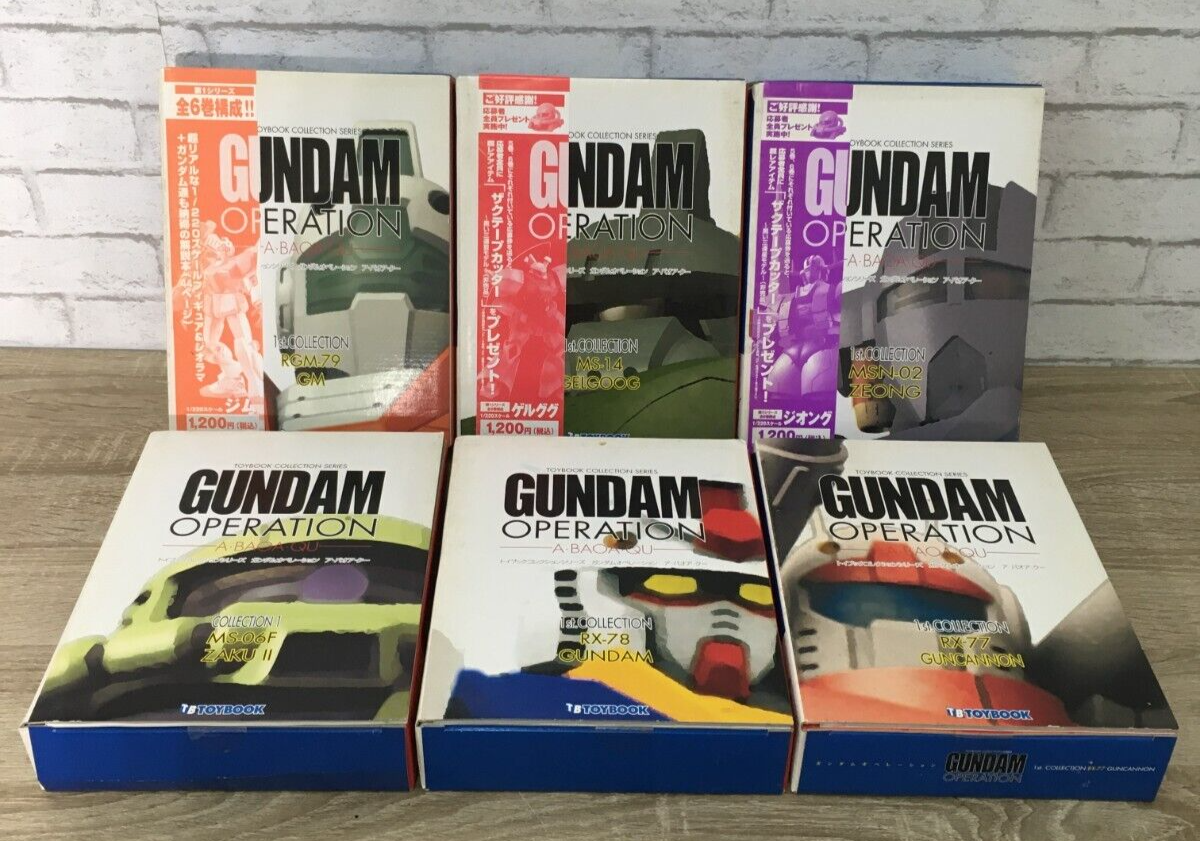 Toy Book Collection Series Gundam Operations A Baoa Qu Jaburo All