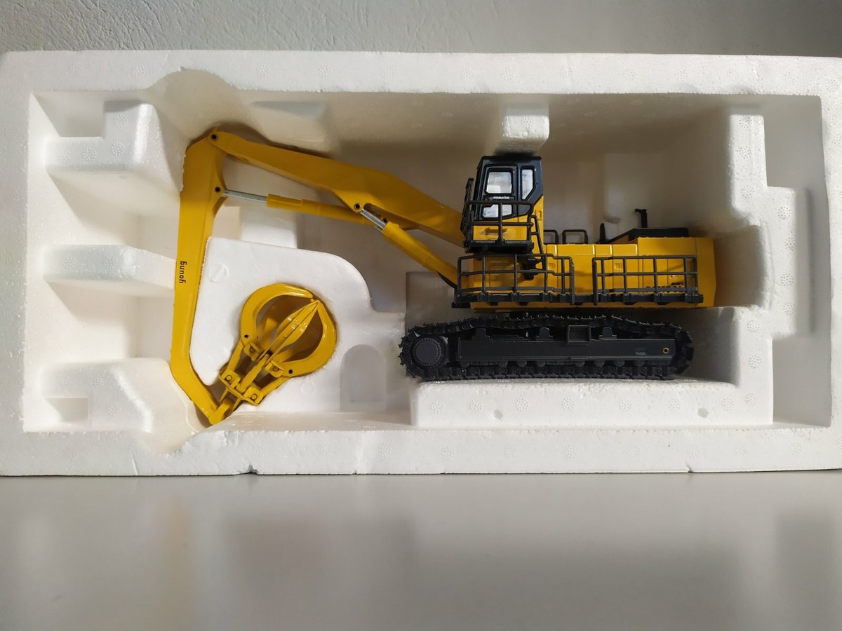RARE JOAL 1:50 KOMATSU PC1100LC-6 MATERIAL HANDLER (YELLOW) -292