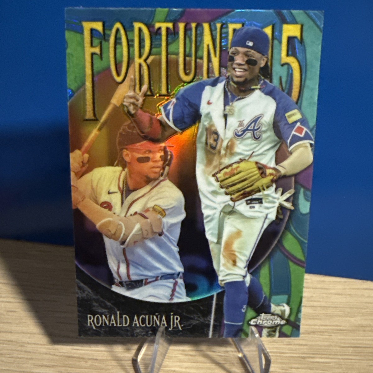 2025 Topps Chrome Fortune 15 Ronald Acuna Jr F15-4 | eBay