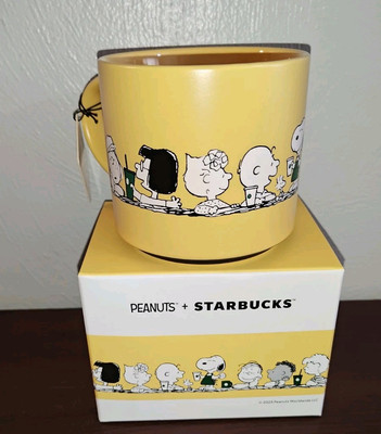 PEANUTS X STARBUCKS 2025 Friendship Ceramic Mug 14 oz - Snoopy