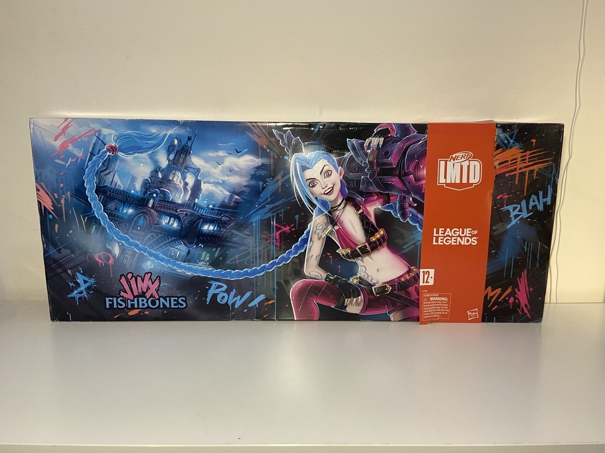 Nerf LMTD League of Legends Jinx Fishbones Blaster / ARCANE | eBay