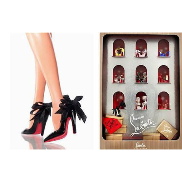 BARBIE Christian Louboutin collaboration Barbie shoes collection