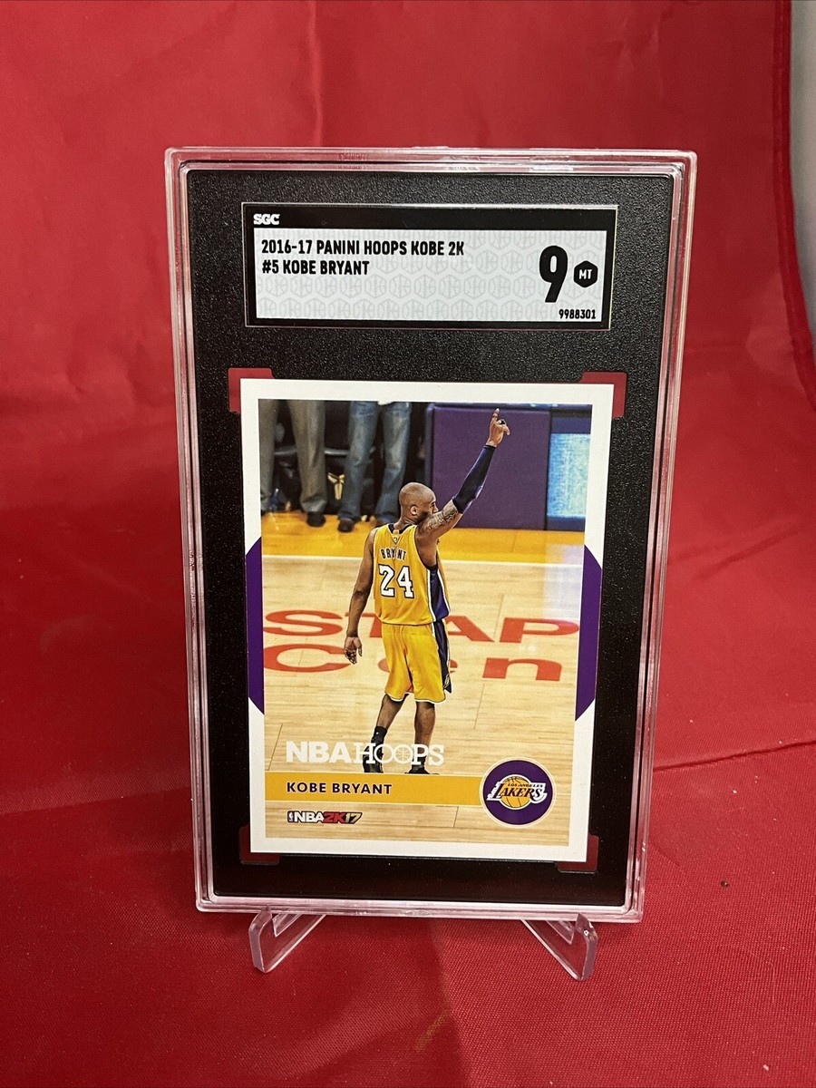 2016-17 Kobe Bryant #5 NBA 2K17 SGC 9 MT, “Last Game Played” RARE
