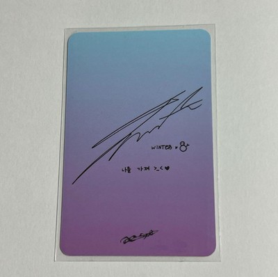 aespa WINTER Photocard Supernova Broadcast Sanok Soon-young