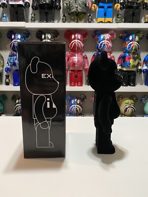 EXILE 400% Bearbrick Black Medicom Be@rbrick Very Rare Limited