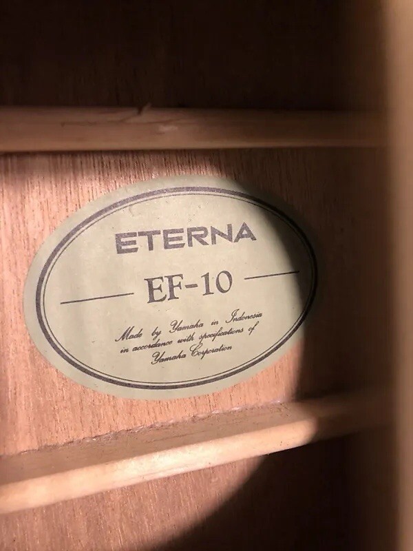 Eterna Yamaha EF-10 Acoustic Guitar | eBay