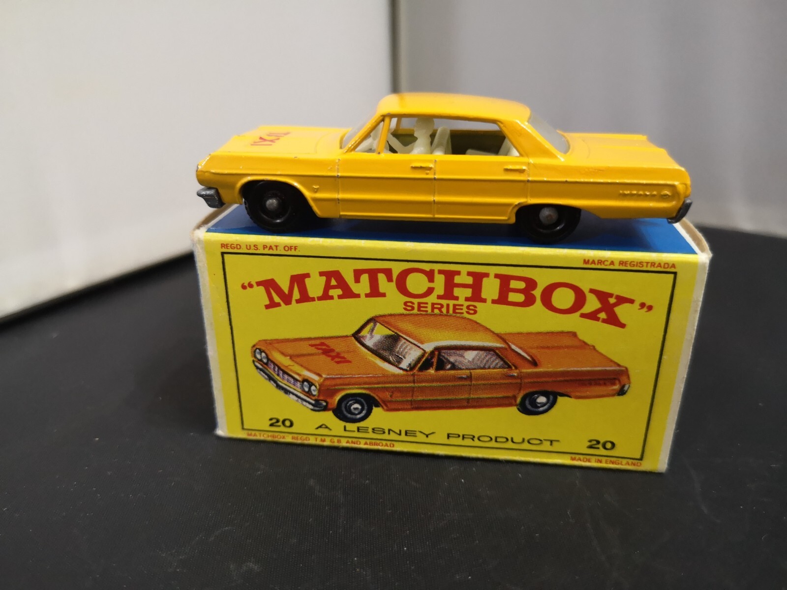 Matchbox 20c, Chevrolet Taxi - Free Price Guide & Review