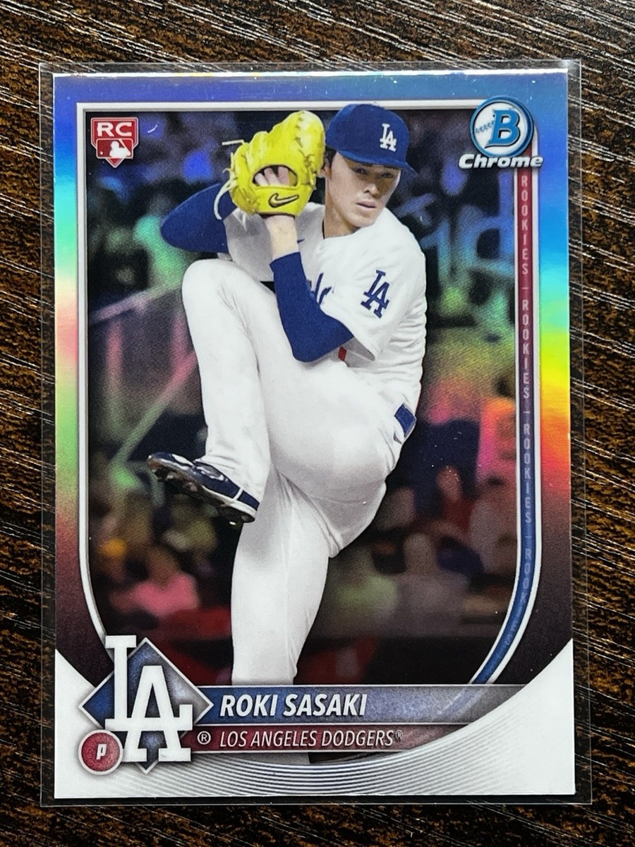 2025 Bowman Chrome Roki Sasaki Red Rookie Logo RC Refractor | eBay