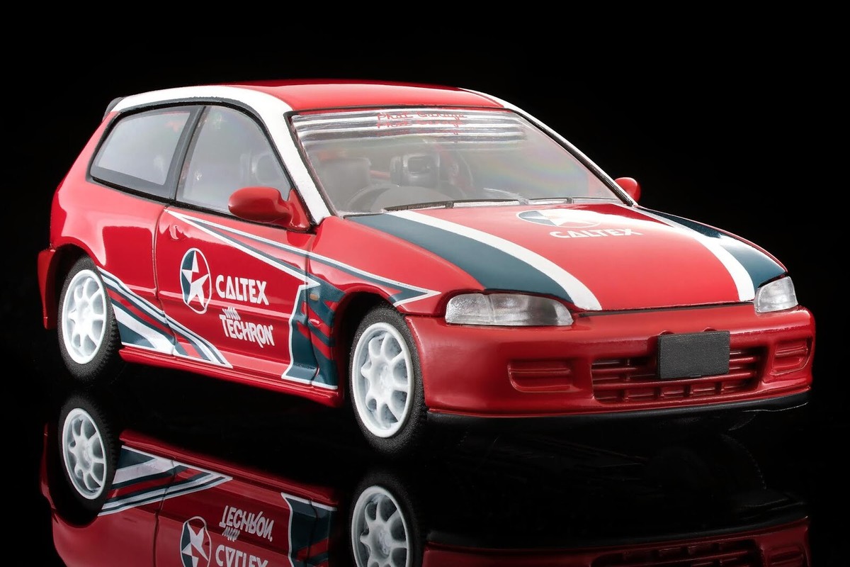 Tomica Limited Edition Vintage NEO LV CALTEX Honda Civic EG6 SiR 1