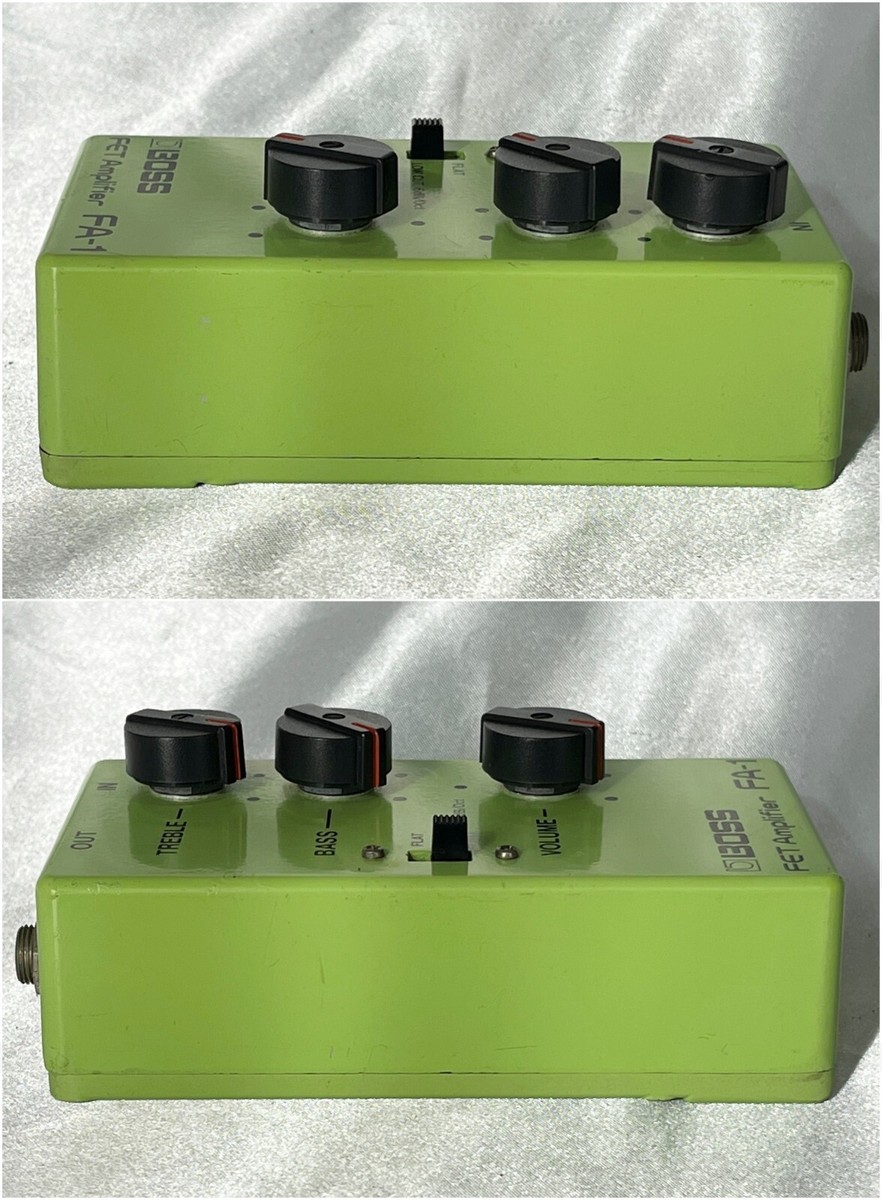 BOSS FA-1 FET Amplifier 1988 Guitar Pedal Pre AMP Made in Japan