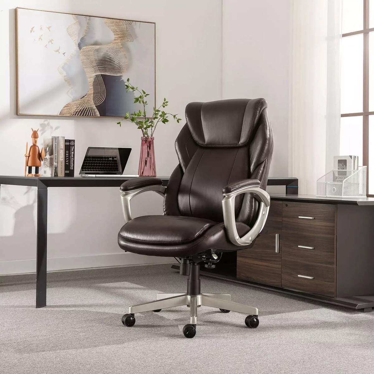 La-Z-Boy Westley Big & Tall Executive Office Chair, Active Lumbar