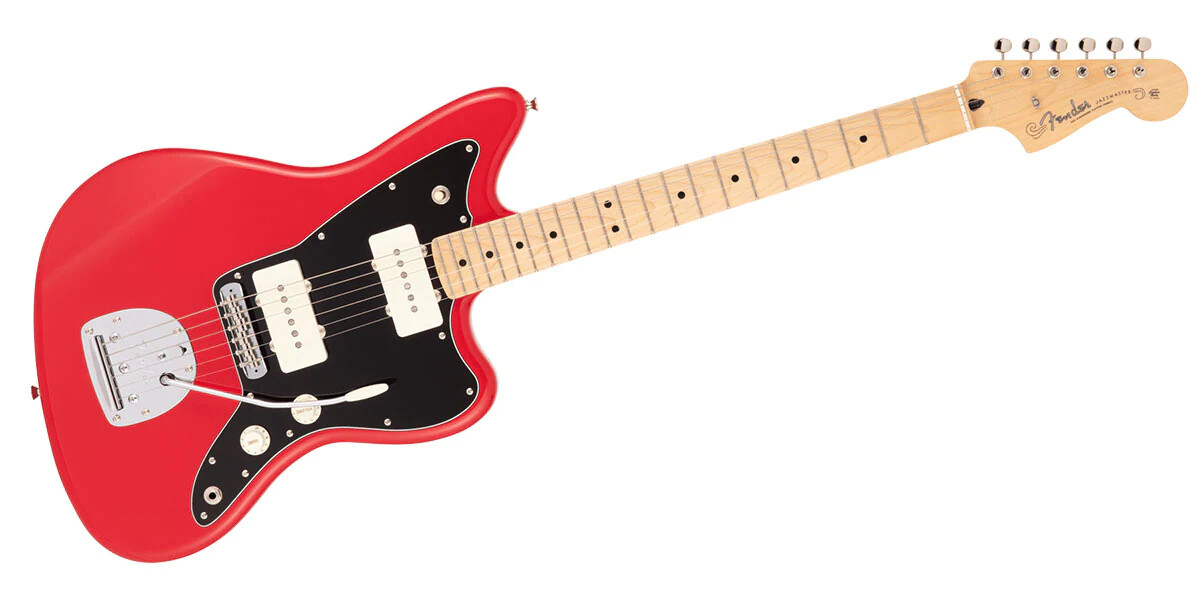Fender Made in Japan Hybrid II Jazzmaster Maple Modena Red