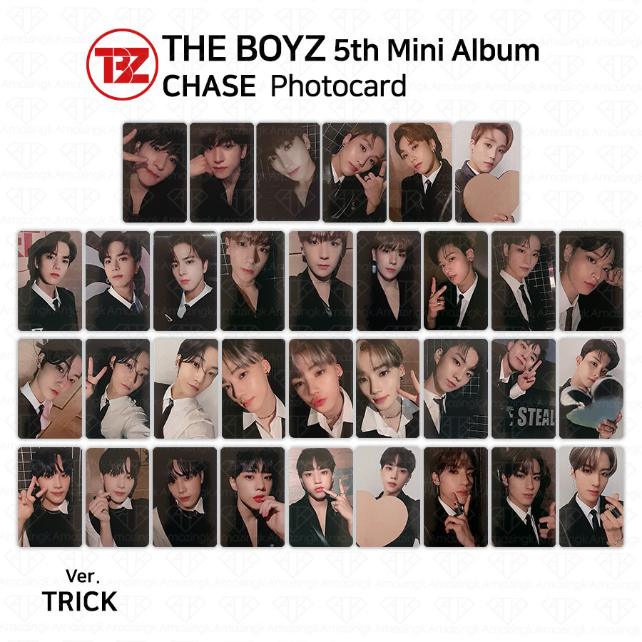 THE BOYZ 5th Mini Album Chase Official Photocard Trick Version