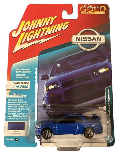 1999 NISSAN SKYLINE GT-R R34 RHD BLUE 