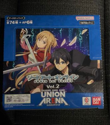 BANDAI UNION ARENA Booster Pack Sword Art Online Vol.2 EX08BT x16P