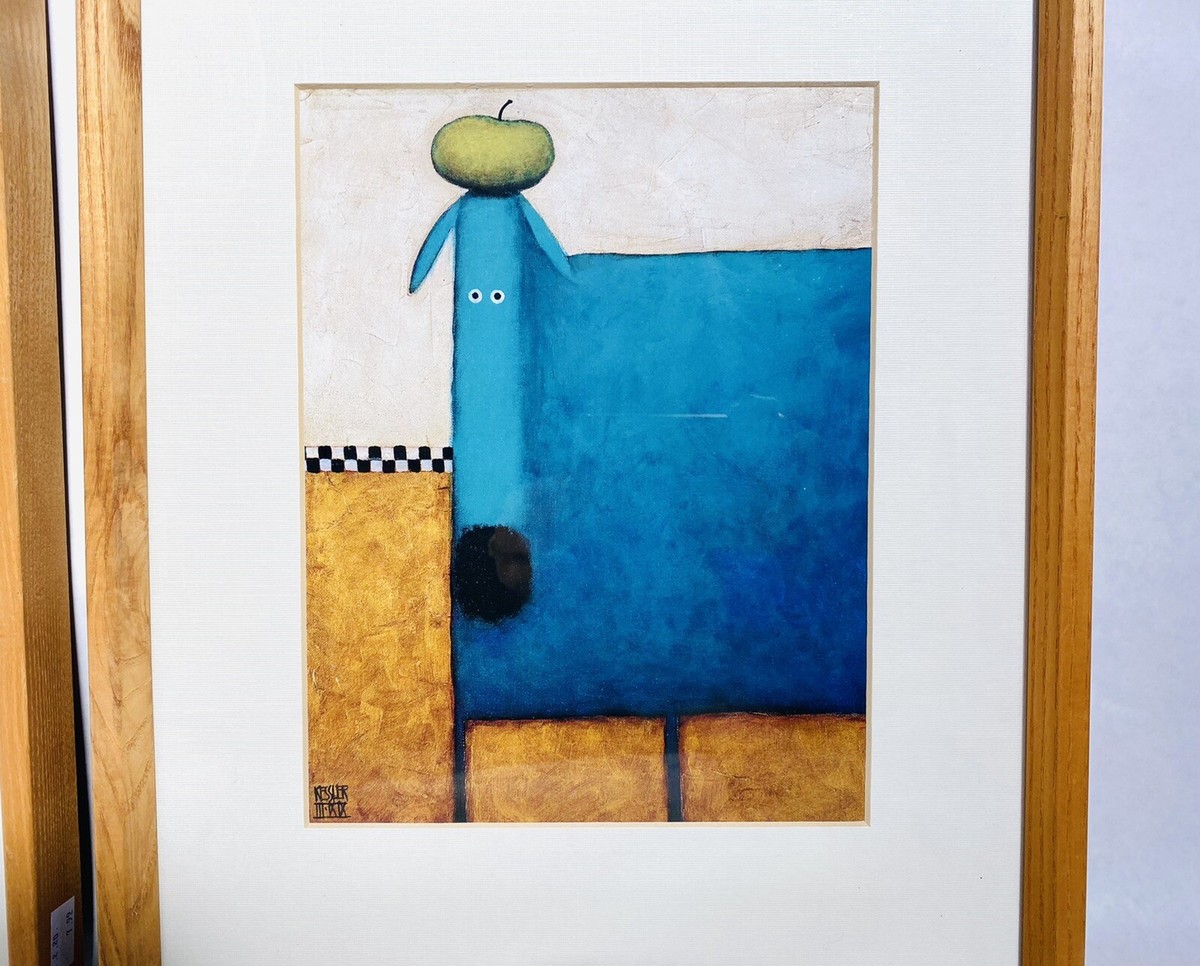 Square Pets Dog By Daniel Patrick Kessler Yellow Dog & Blue Dog