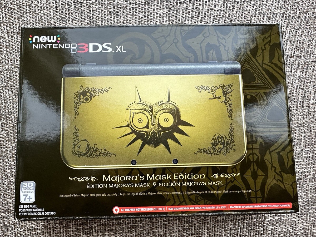 New Nintendo 3DS XL Legend of Zelda Majora's Mask Limited Edition