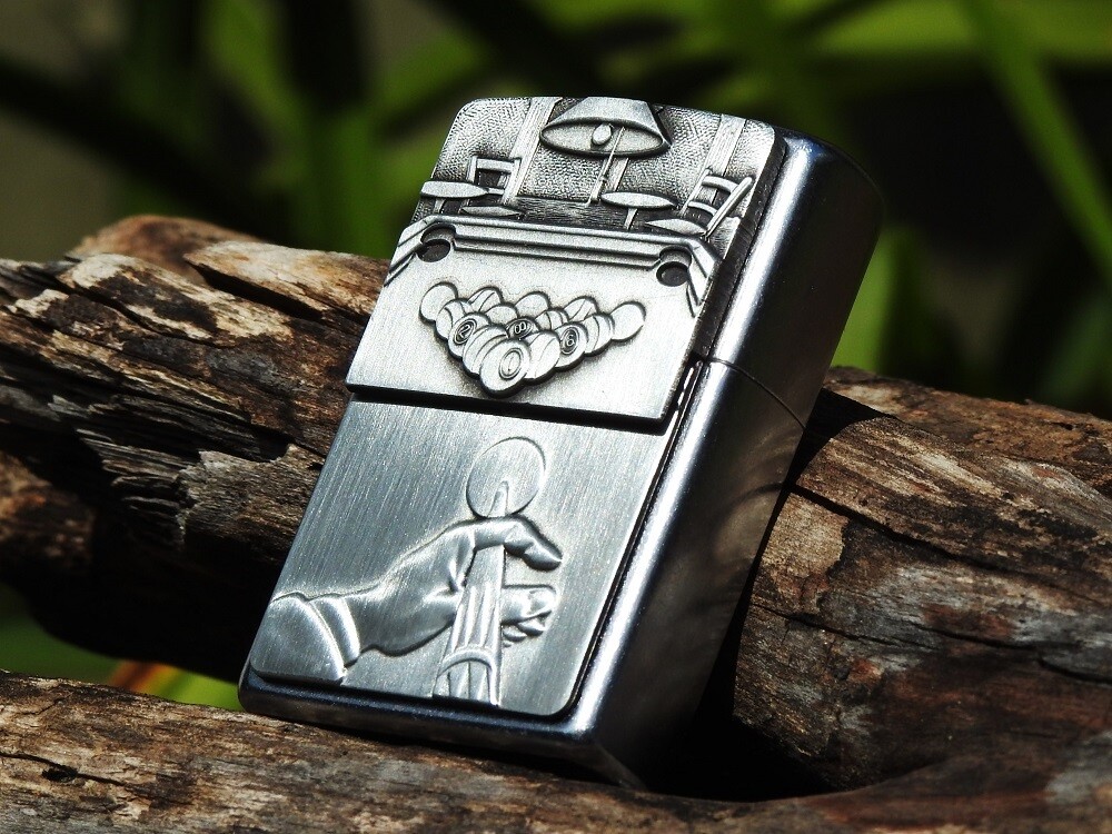 Barrett Smythe Pool Player Surprise Zippo Lighter - Billiards - 8