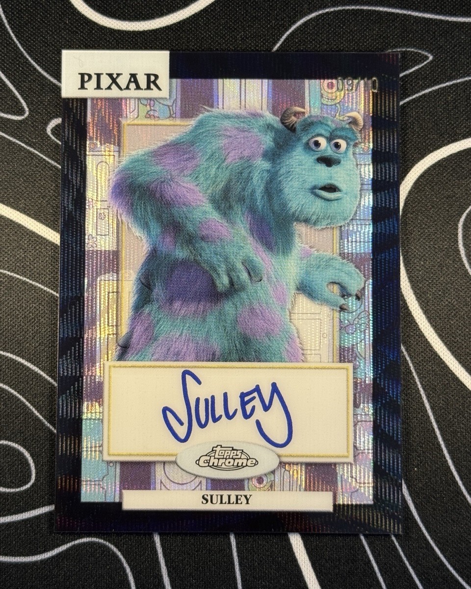 2024 Topps Disney Chrome - SULLEY Autograph - Black Wave Refractor