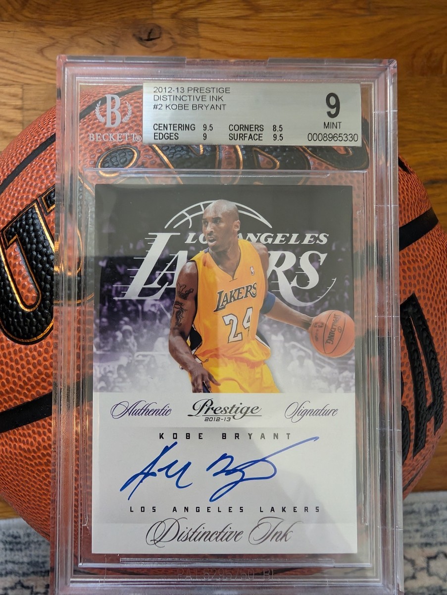 2012-13 Panini Prestige Kobe Bryant Distinctive Ink Signed Auto