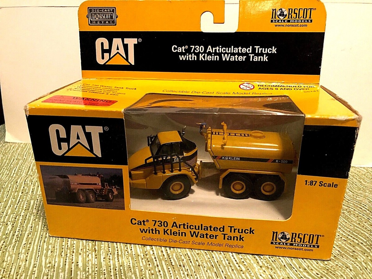Norscot Cat 730 Articulated Truck with Klein water tank Die-Cast 1