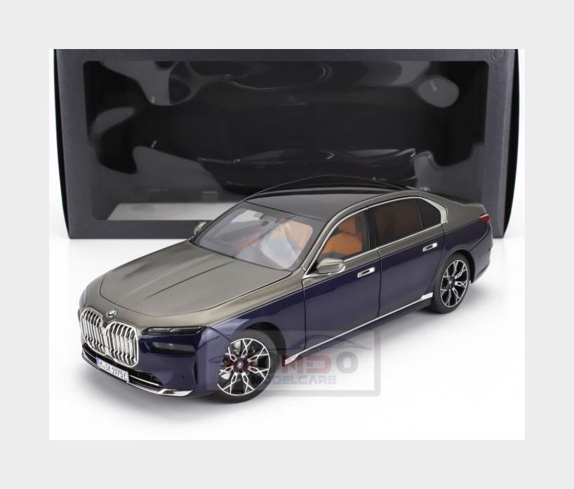 1:18 MINICHAMPS Bmw 7-Series I7 Xdrive60 2023 Blue Silver