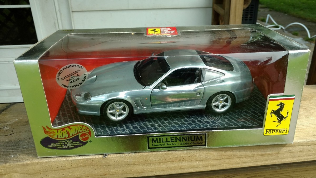 FERRARI 550 Maranello Hand polished Hot Wheels Millennium Limited