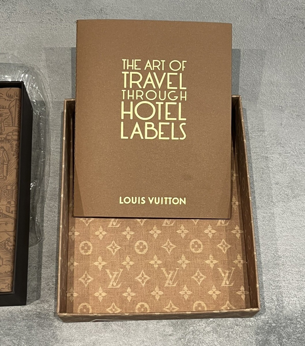 NEW Louis Vuitton Travel Hotel Labels Postcard Box for Suitcase or