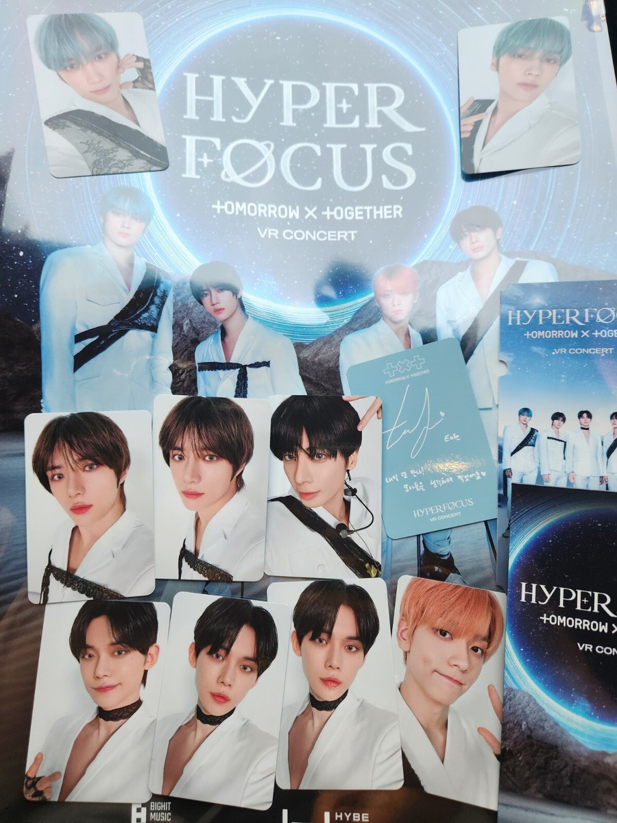 TXT photocard photo ticket poster Tomorrow x Together HYPERFOCUS
