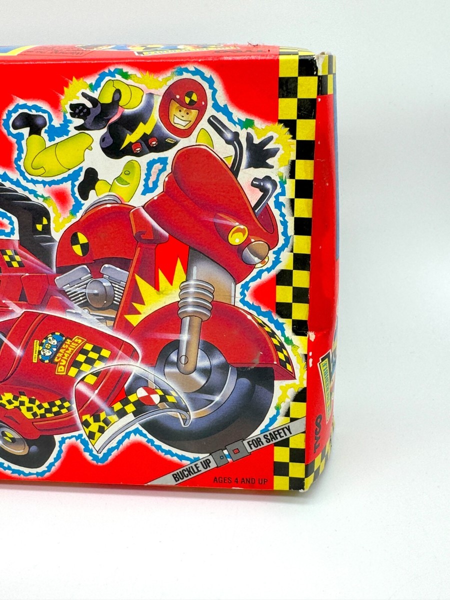 Vintage Crash Test Dummies Crash Dash Chopper New Unopened Tyco