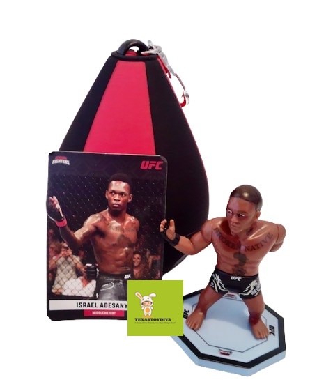 ISRAEL ADESANYA Middleweight UFC Octagon Fighters Speed Bag Figure