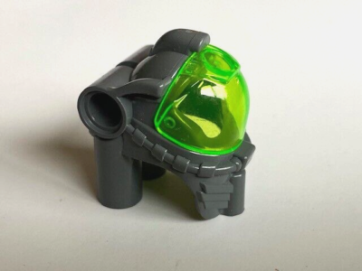 LEGO Parts: Minifig Atlantis Underwater Diver Helmet w/ Visor, Prt