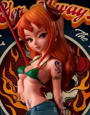 NEW Bandai One Piece BUSTERCALL Devilish NAMI 11.5cm PVC & ABS