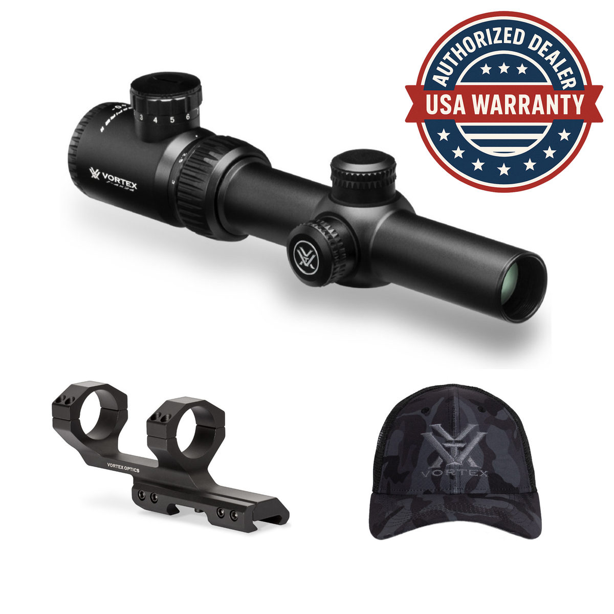 Vortex Crossfire II 1 4x24 Riflescope V Brite MOA Reticle