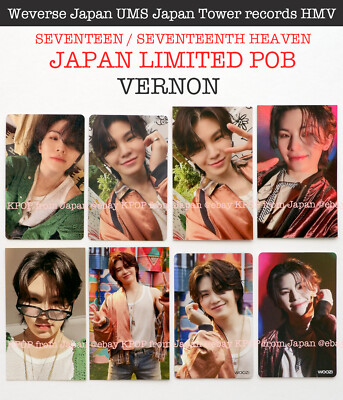 WOOZI SEVENTEEN SEVENTEENTH HEAVEN JAPAN POB Photocard CARAT