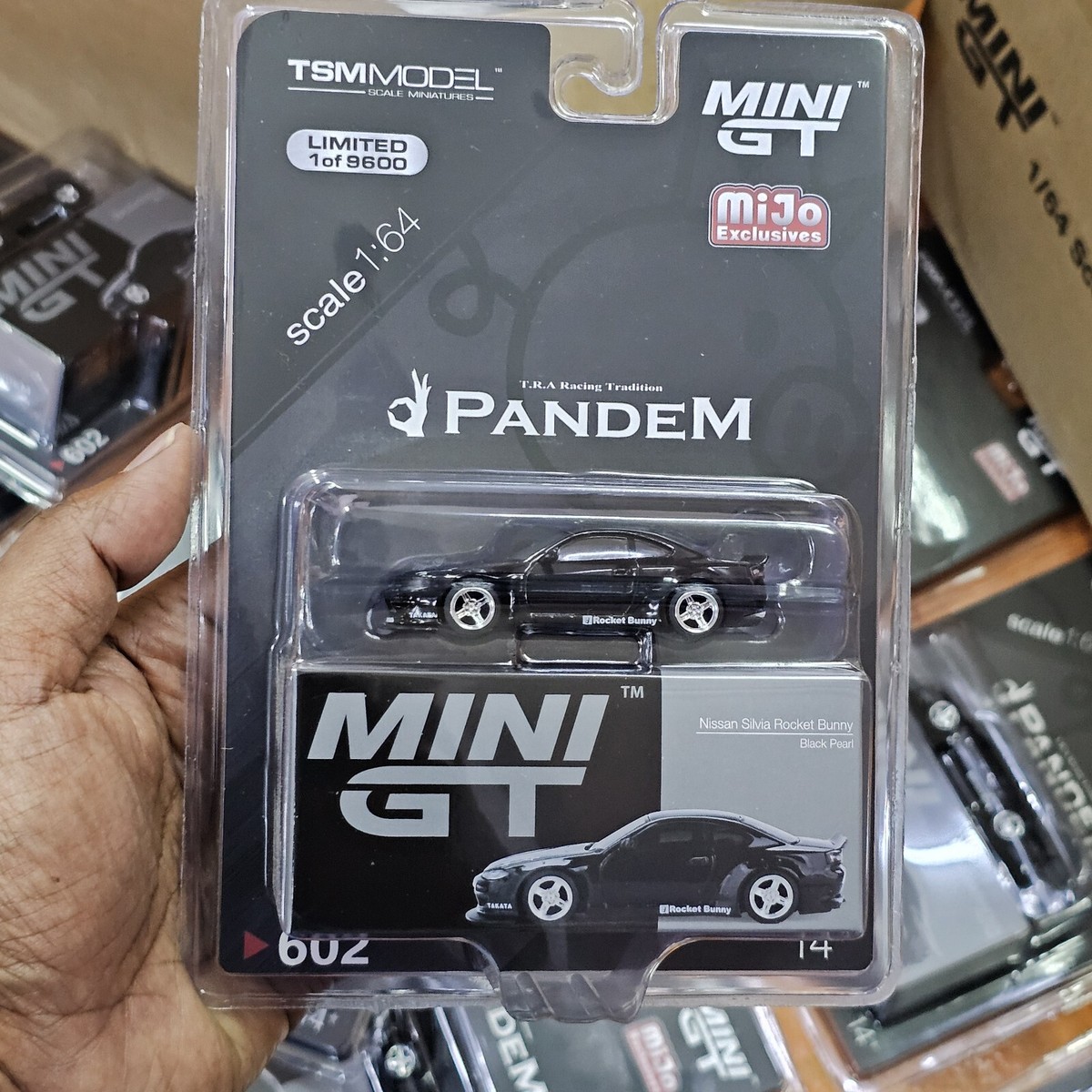 MINI GT NISSAN SILVIA S15 ROCKET BUNNY PANDEM BLACK PEARL 2024