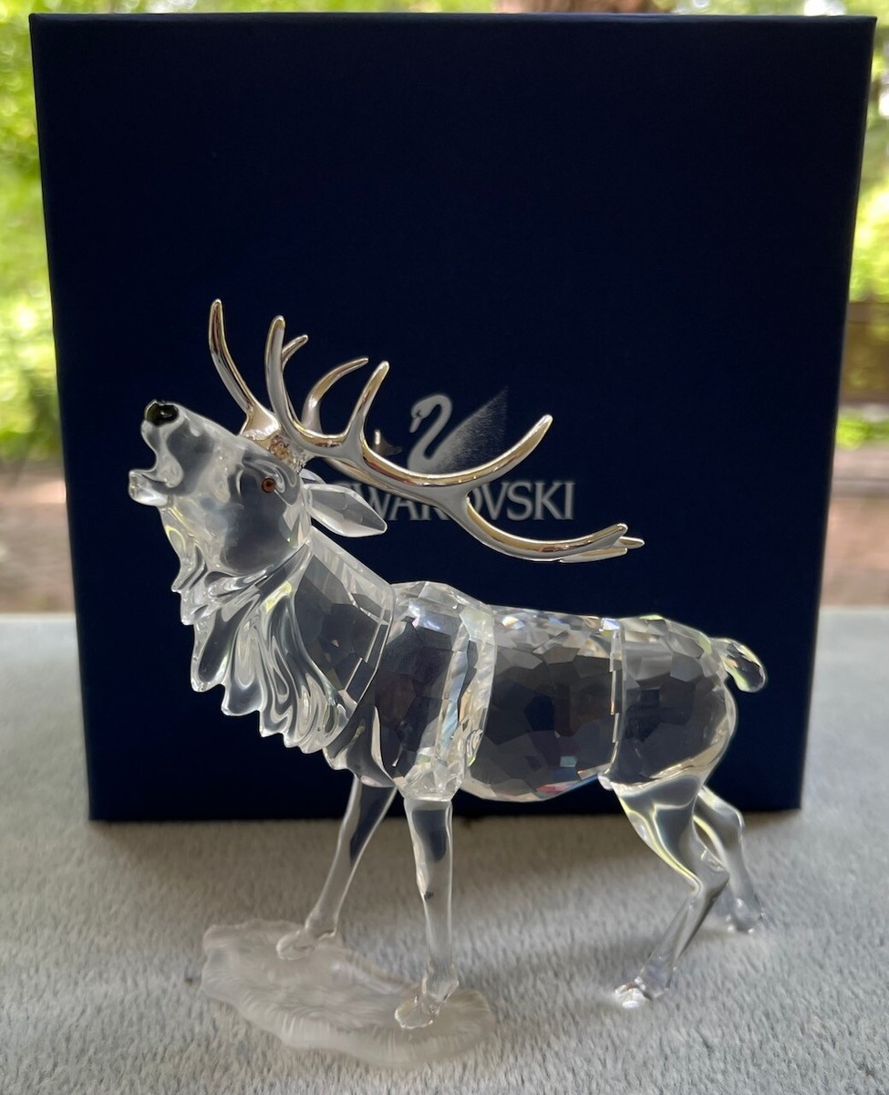 SWAROVSKI Crystal “Stag” Deer Figurine (#7608 000 004 / 291431