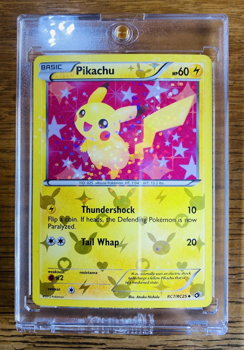2013 PIKACHU RC7/RC25 Legendary Treasures RADIANT Collection