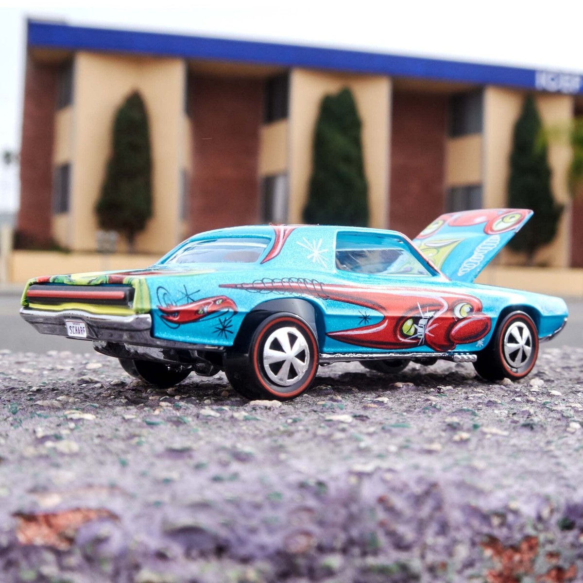 Hot Wheels x Kenny Scharf Signed Custom T-Bird Limited /100