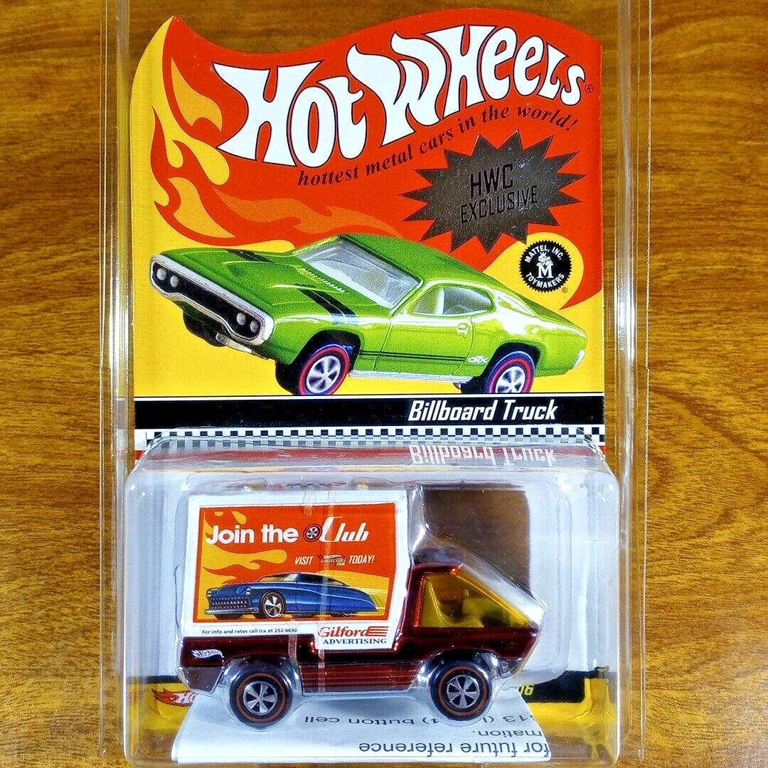 Hot Wheels RLC Exclusive Billboard Truck 5510/6567 Red Redline