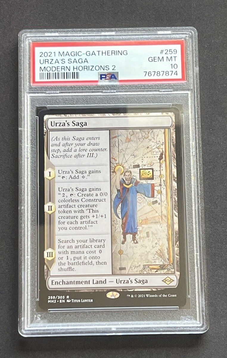 PSA 10 Gem Mint MTG Urza's Saga Modern Horizons 2 259 M | eBay