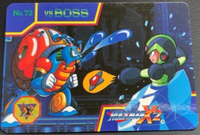 Mega Man X2 Rock Man Crystal Snail Card TCG Capcom 1994 Japan | eBay