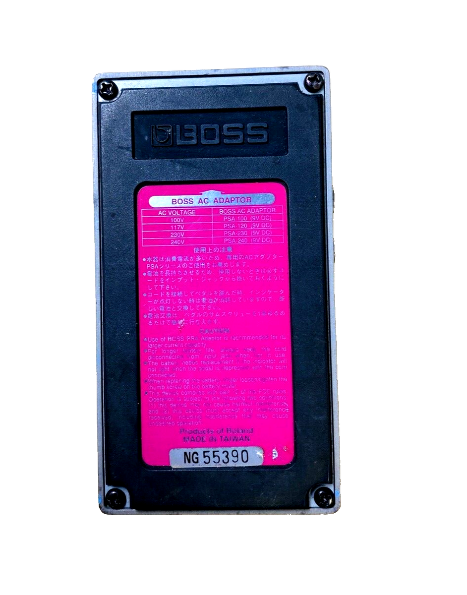 Boss CH-1 Super Chorus Pedal (Rare Pink Label) – Vintage From