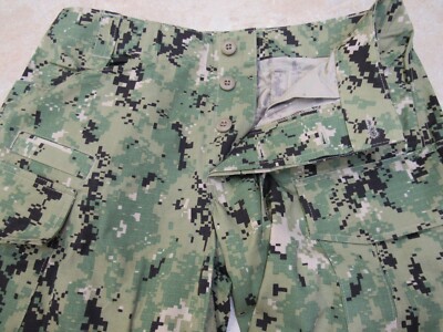 CRYE PRECISION AOR2 DIGITAL NAVY CUSTOM FIELD PANTS 34 REG SEAL