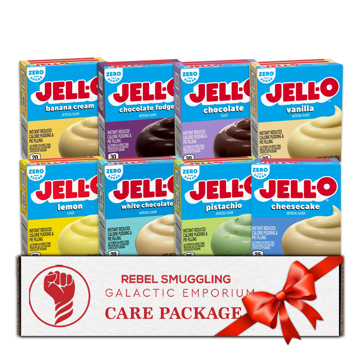 Jell-O Sugar Free Pudding Includes 8 Flavors of Sugar Free Instant