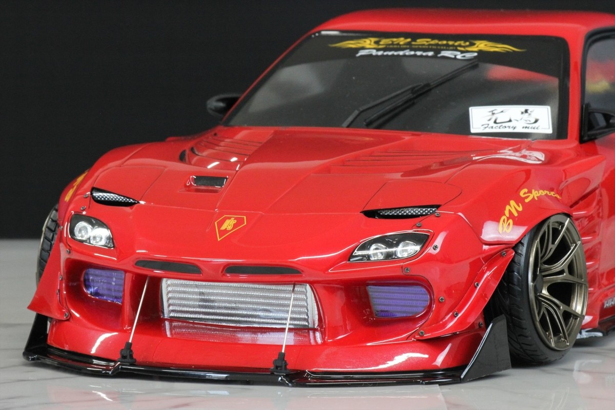 RC 1/10 Mazda RX-7 FD3S BLS BN Sports official Clear Body Set