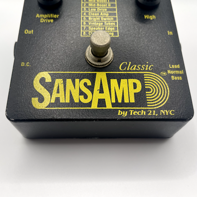 NYC Tech 21 SANSAMP CLASSIC Tube Amp Emulator Guitar Effects Pedal